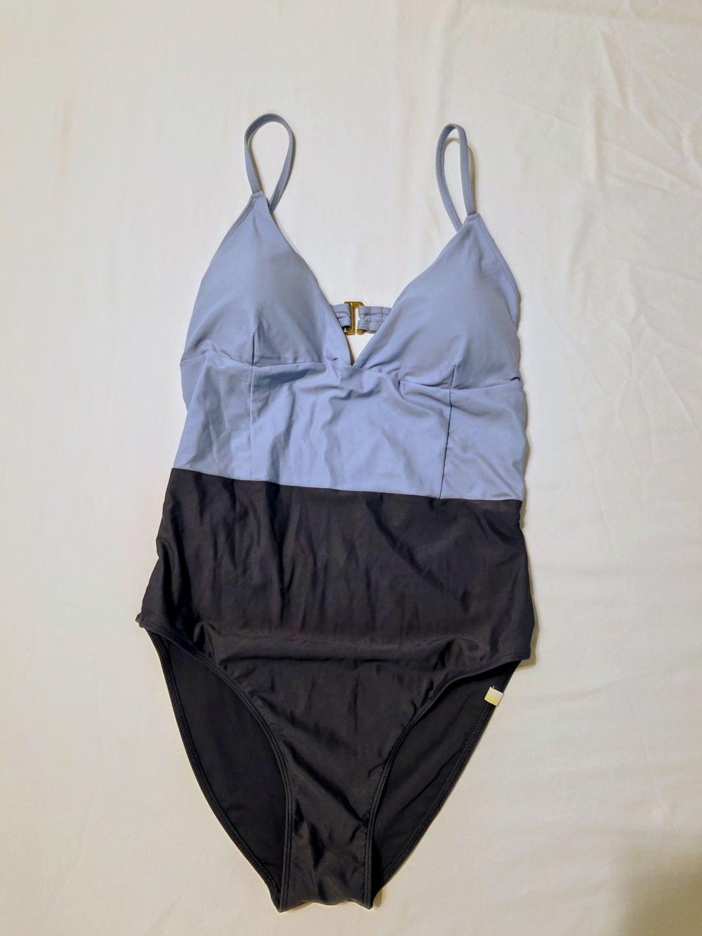Summersalt The Wave One Piece Light Blue and Navy Size 8